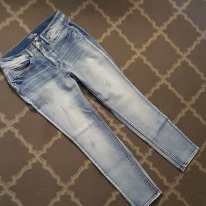 Cropped skinny jeans
